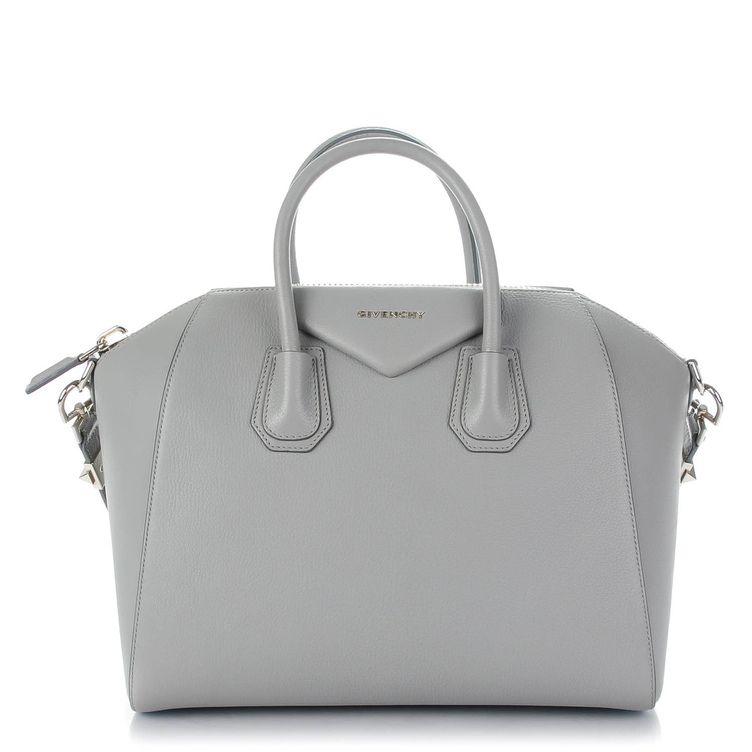 Givenchy Sugar Goatskin Medium Antigona Pearl Grey 1 of 8