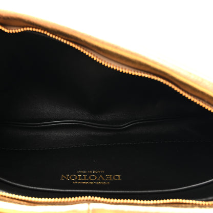 Dolce & Gabbana Calfskin Devotion Clutch With Chain Gold 5 of 9