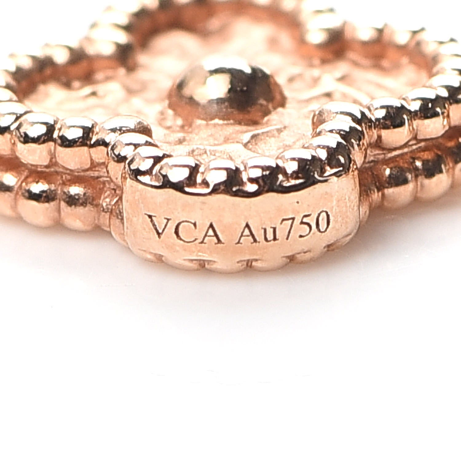 Van Cleef & Arpels 18K Rose Gold 6 Motifs Sweet Alhambra Bracelet 5 of 8