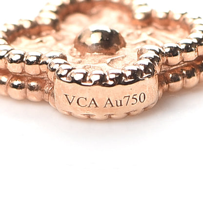 Van Cleef & Arpels 18K Rose Gold 6 Motifs Sweet Alhambra Bracelet 5 of 8