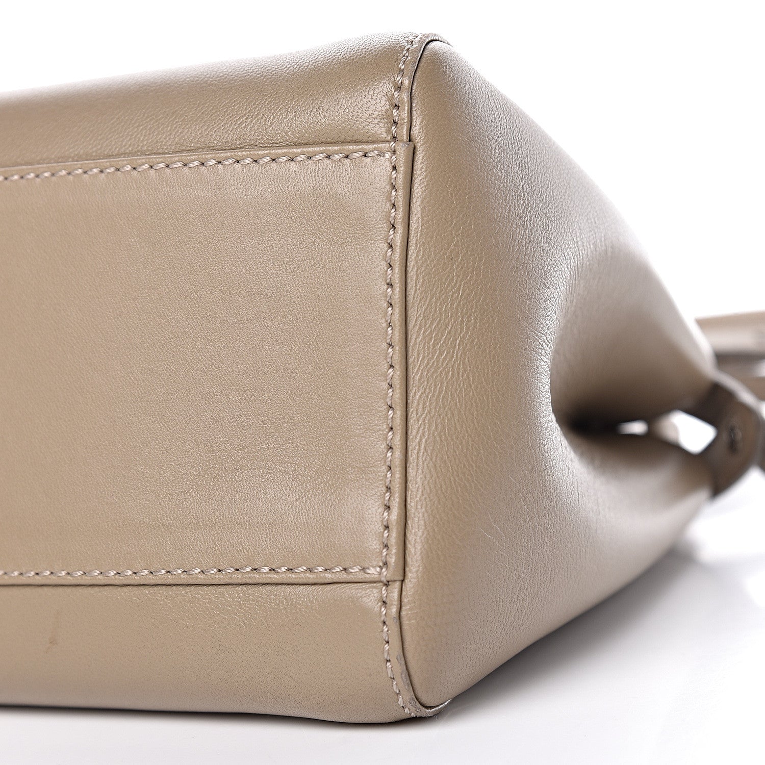 Fendi Nappa Mini Peekaboo Iconic Satchel Tortora 11 of 11