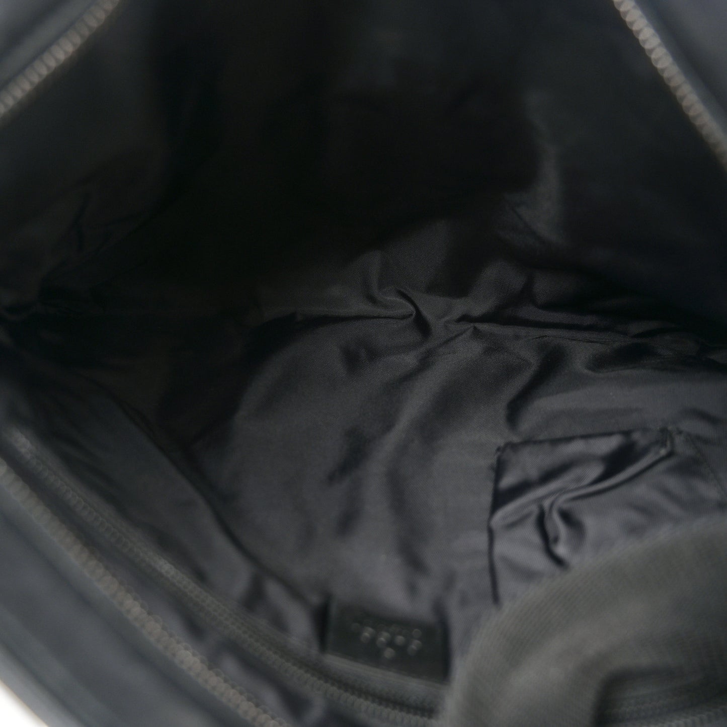 Guccissima Nylon Messenger Bag Black