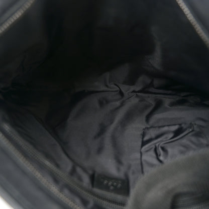 Gucci Guccissima Nylon Messenger Bag Black 5 of 10