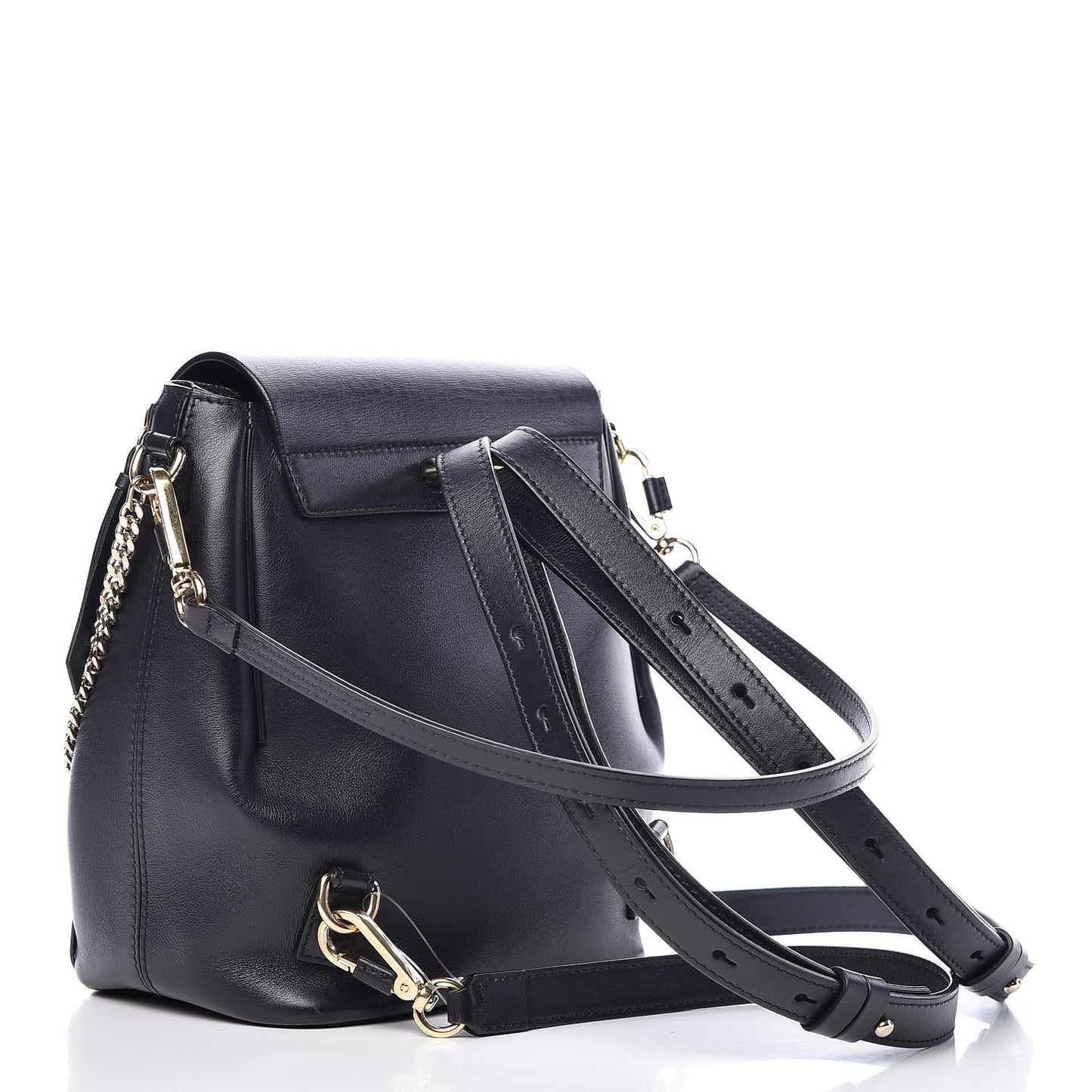 Calfskin Quilted Medium Faye Backpack Full Blue