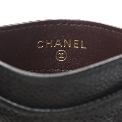 Chanel Caviar Quilted Card Holder Black 12 of 19