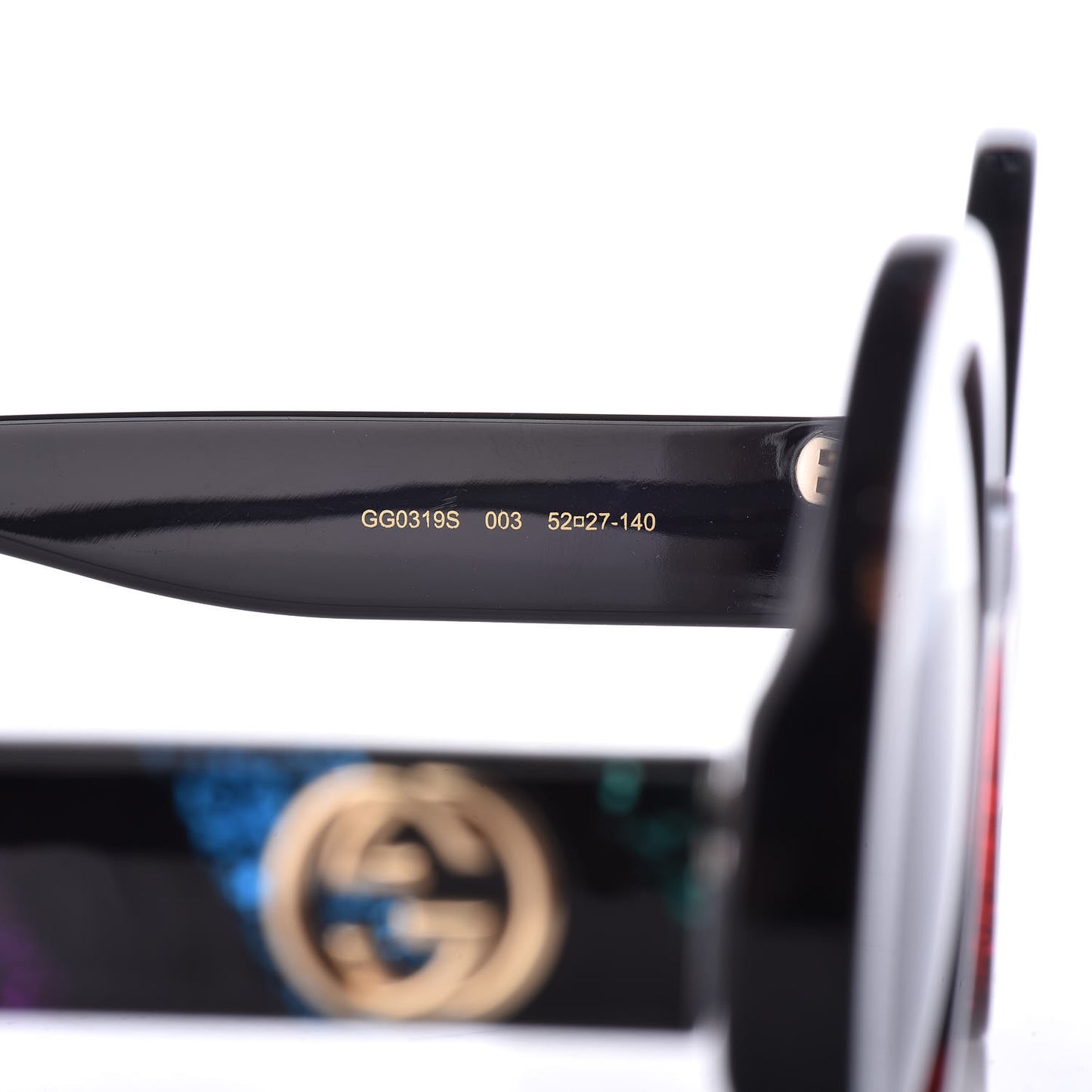 Acetate Round Glitter GG0319S Sunglasses Rainbow