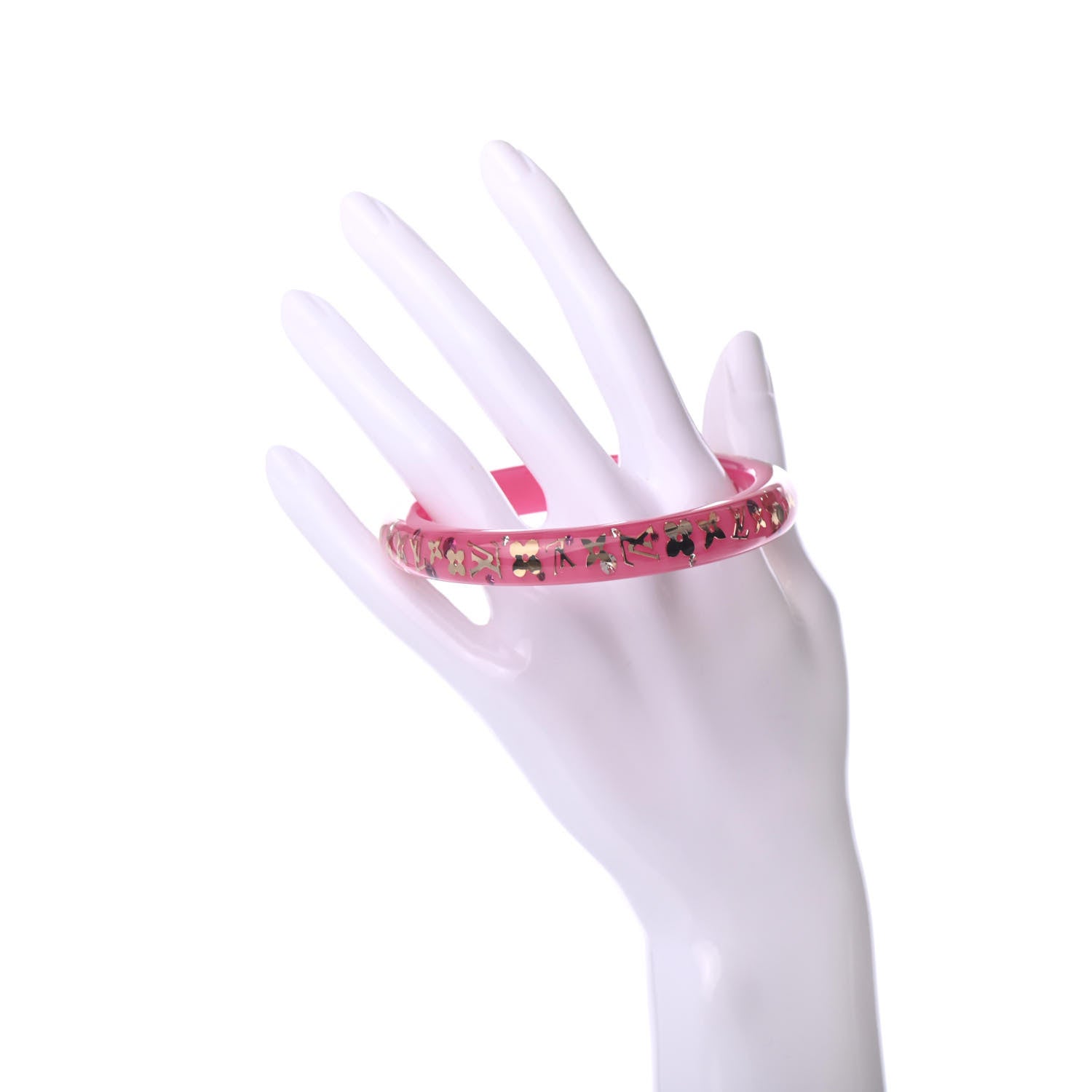 Louis Vuitton Resin Swarovski TPM Inclusion Bracelet Medium Pomme D'Amour 2 of 3