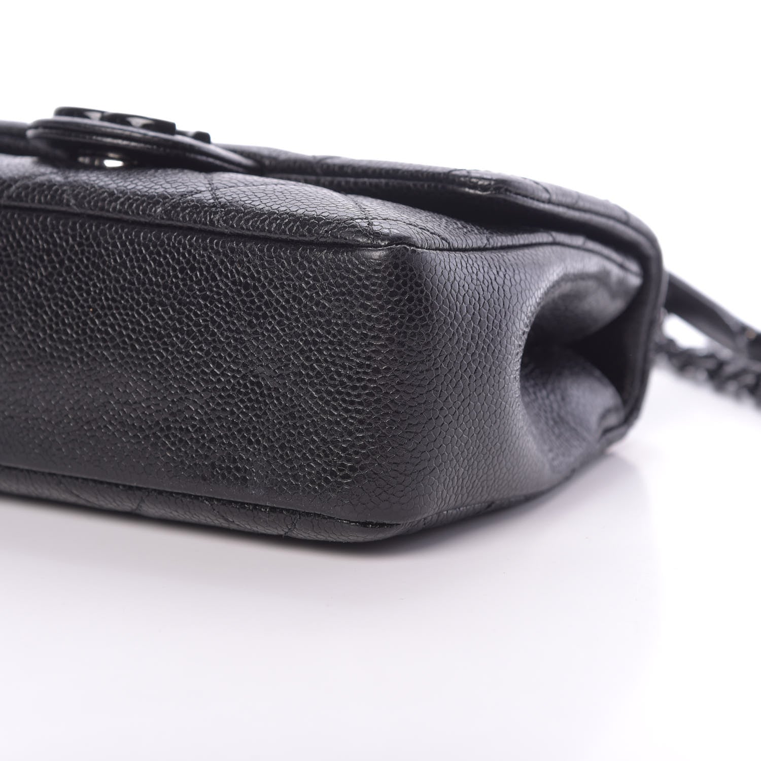 Chanel Caviar Quilted Incognito Mini Square Flap Black 10 of 11