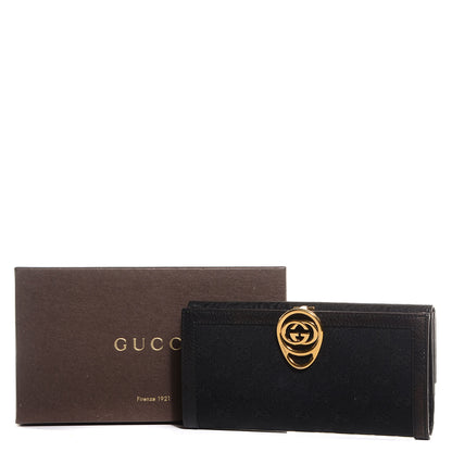 Gucci Monogram Interlocking GG Continental Wallet Black 8 of 8