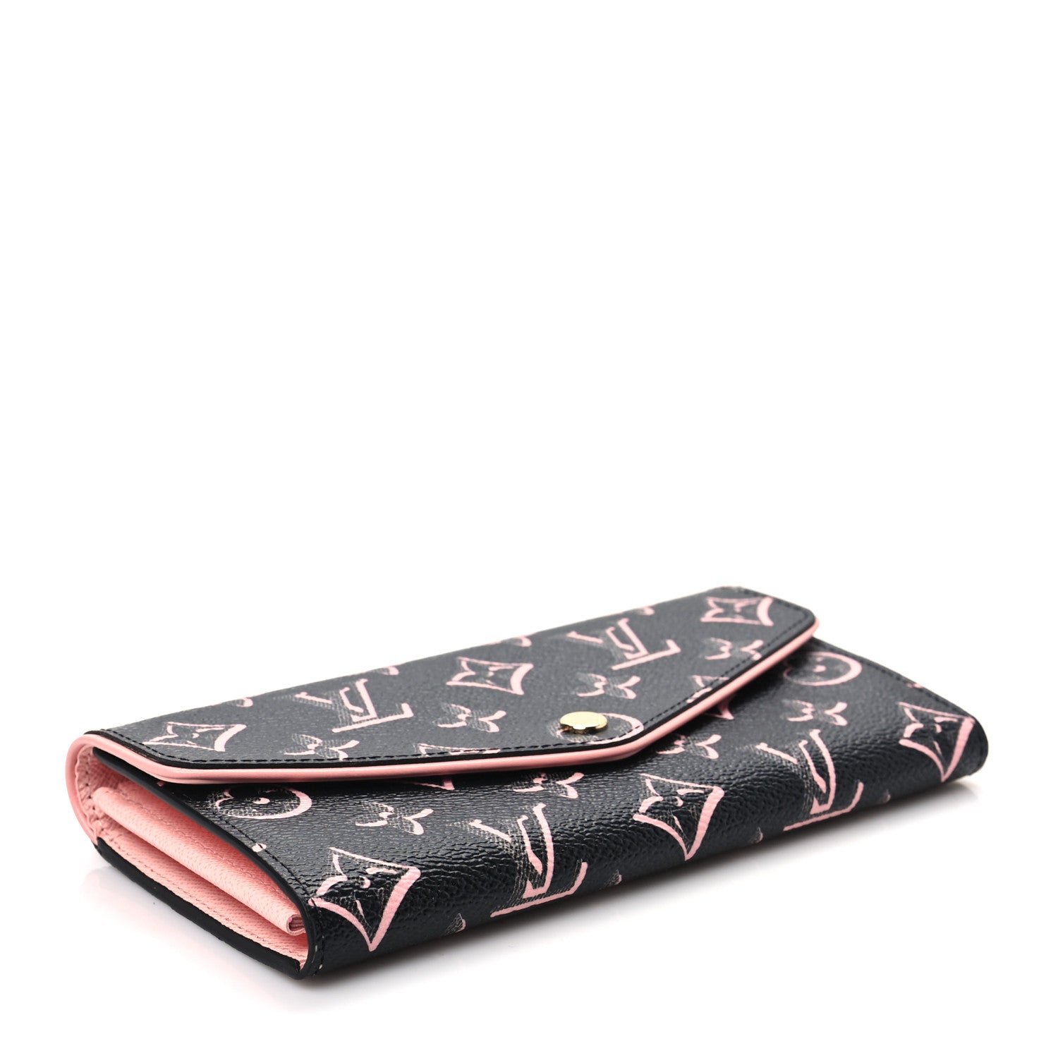 Louis Vuitton Monogram Fall For You Sarah Wallet Black 4 of 7