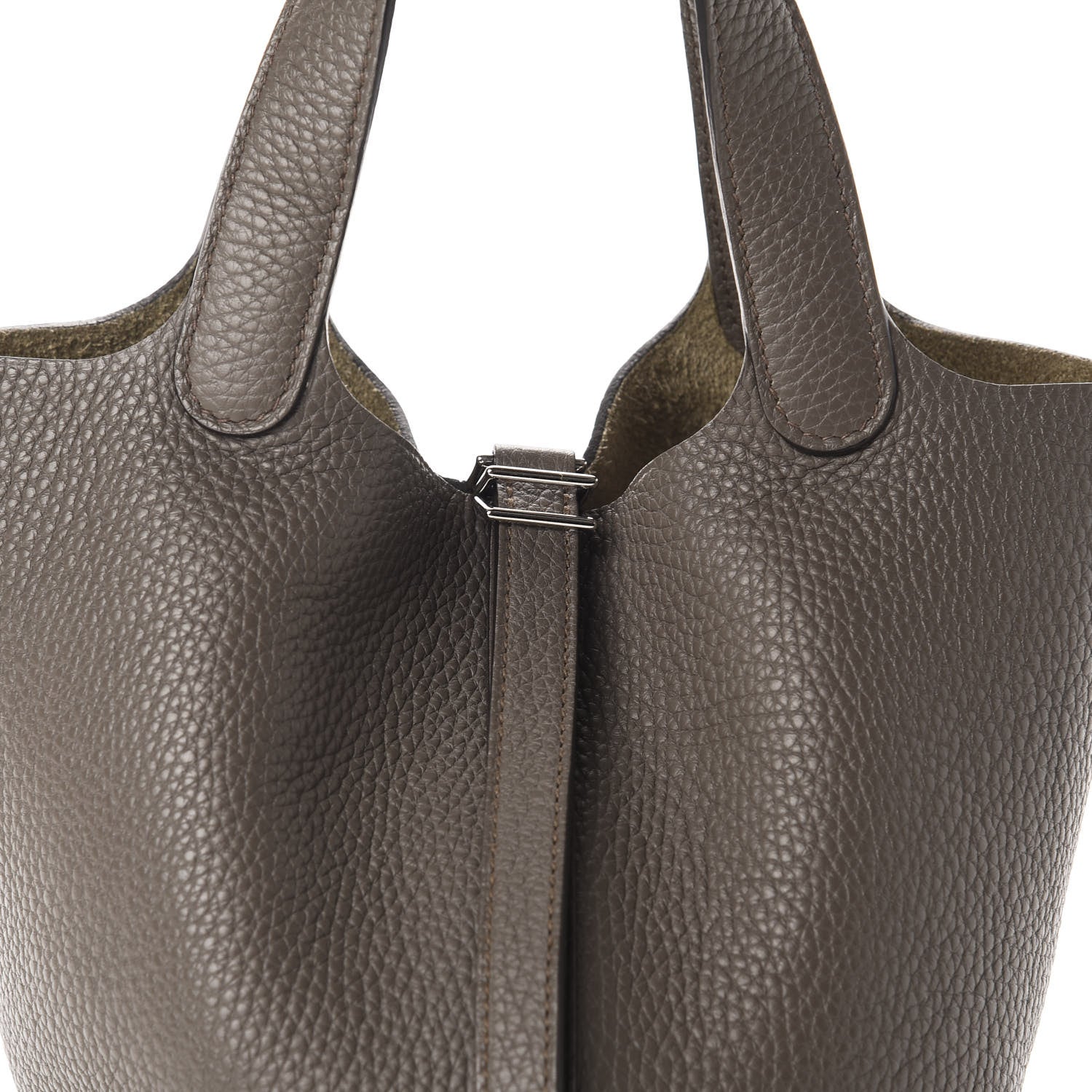 Hermes Taurillon Clemence Picotin Lock 18 PM Etain 10 of 10