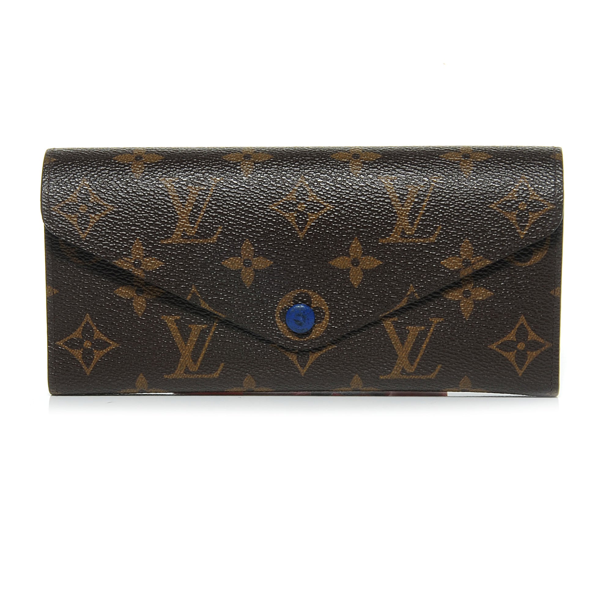 Louis Vuitton Monogram Josephine Wallet Blue 1 of 8