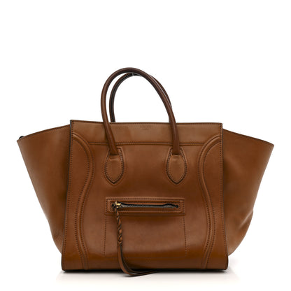 Celine Natural Calfskin Medium Phantom Luggage Tan 1 of 18