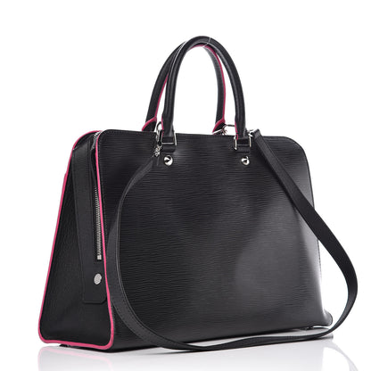 Louis Vuitton Epi Vaneau GM Black Hot Pink 3 of 13