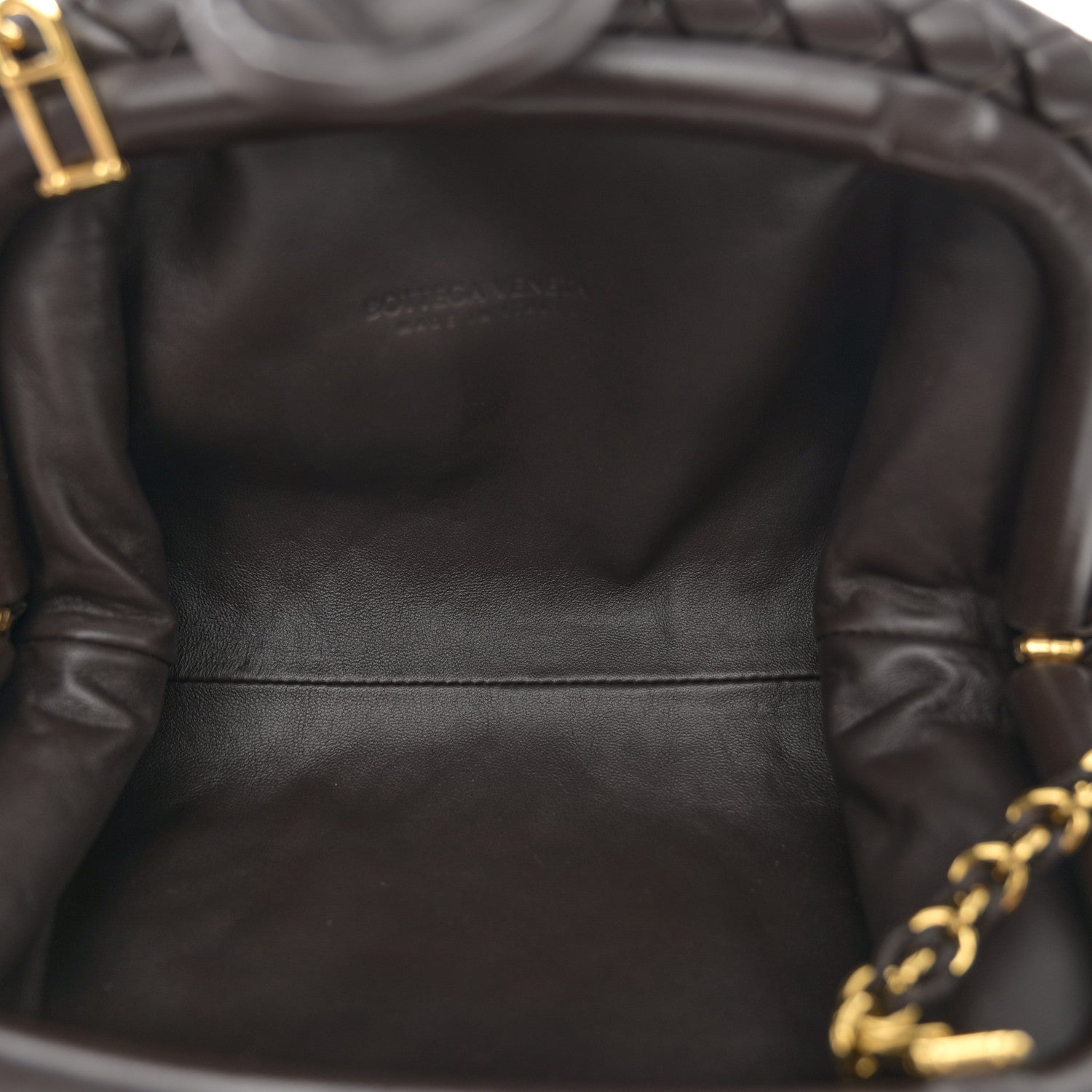 Bottega Veneta Nappa Intrecciato Small The Lauren 1980 Clutch With Chain Fondant 5 of 11