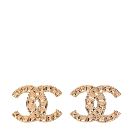 Chanel CC Earrings Gold 1 of 5