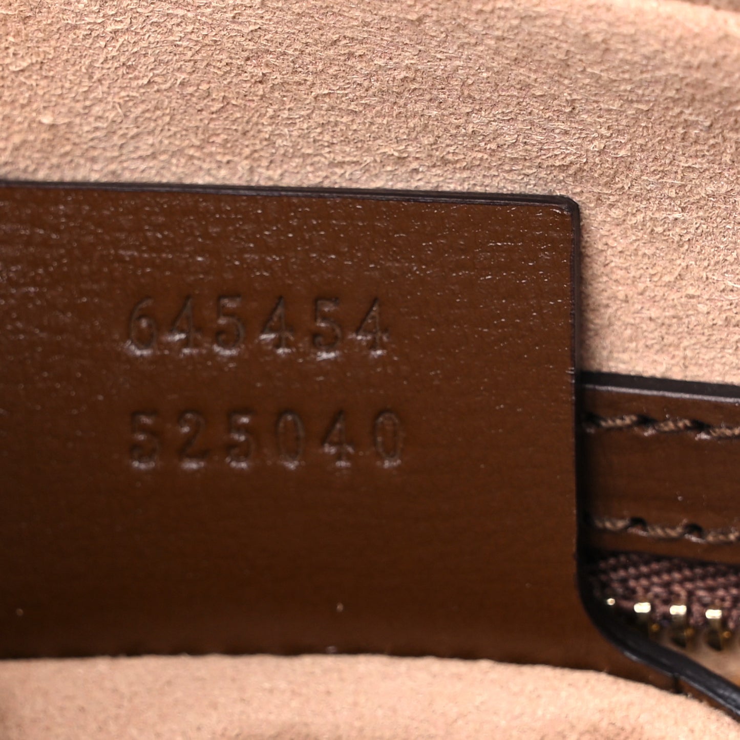 GG Supreme Monogram Small Horsebit 1955 Shoulder Bag Beige Brown Sugar