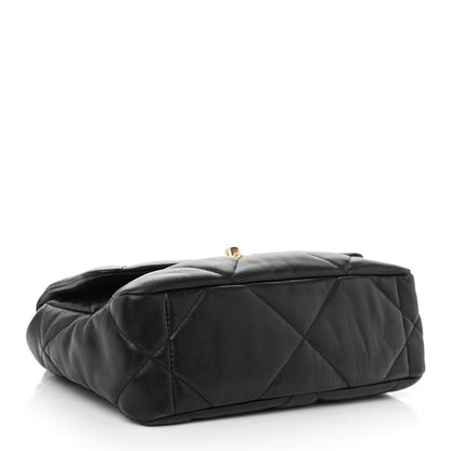 Chanel Lambskin Quilted Medium Chanel 19 Flap Black 4 of 12