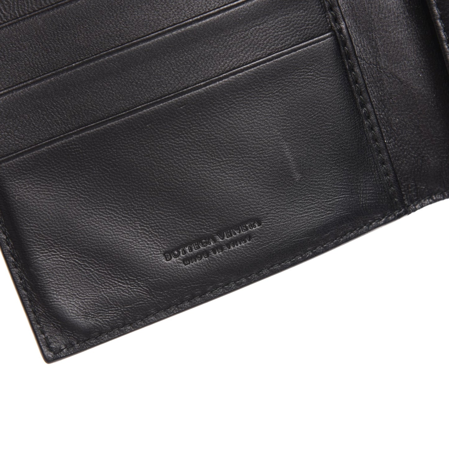 Nappa Intrecciato Continental Wallet Black
