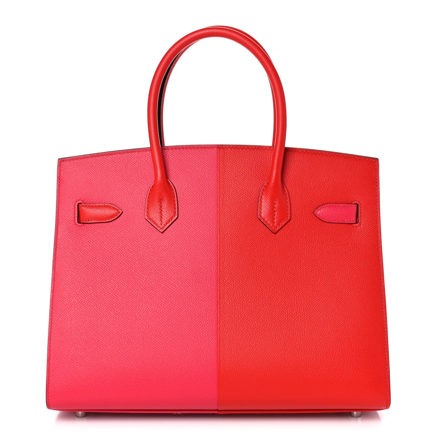 Hermes Epsom Casaque Birkin Sellier 30 Rouge Coeur Rose Extreme Bleu Zanzibar 4 of 35