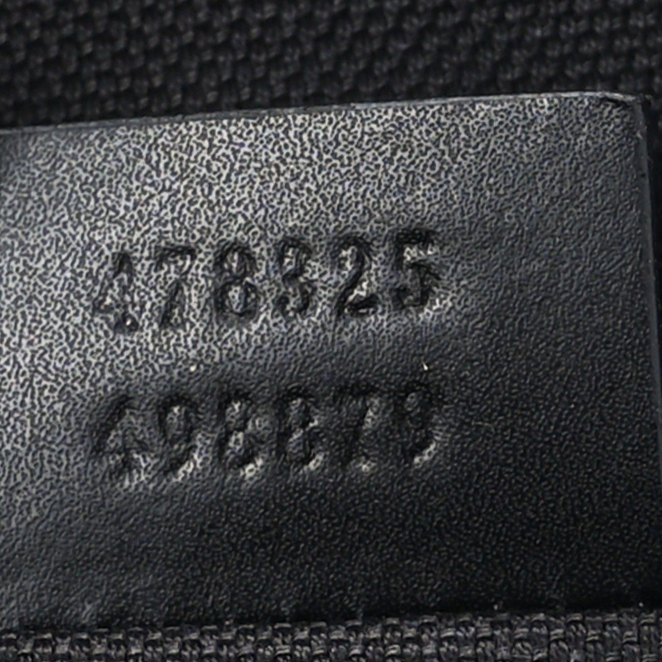 Gucci GG Supreme Monogram Web Belt Bag Black Grey 7 of 9