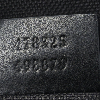 Gucci GG Supreme Monogram Web Belt Bag Black Grey 7 of 9