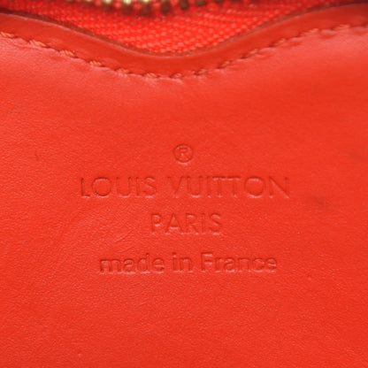 Louis Vuitton Vernis Heart Coin Purse Orange Sunset 6 of 9