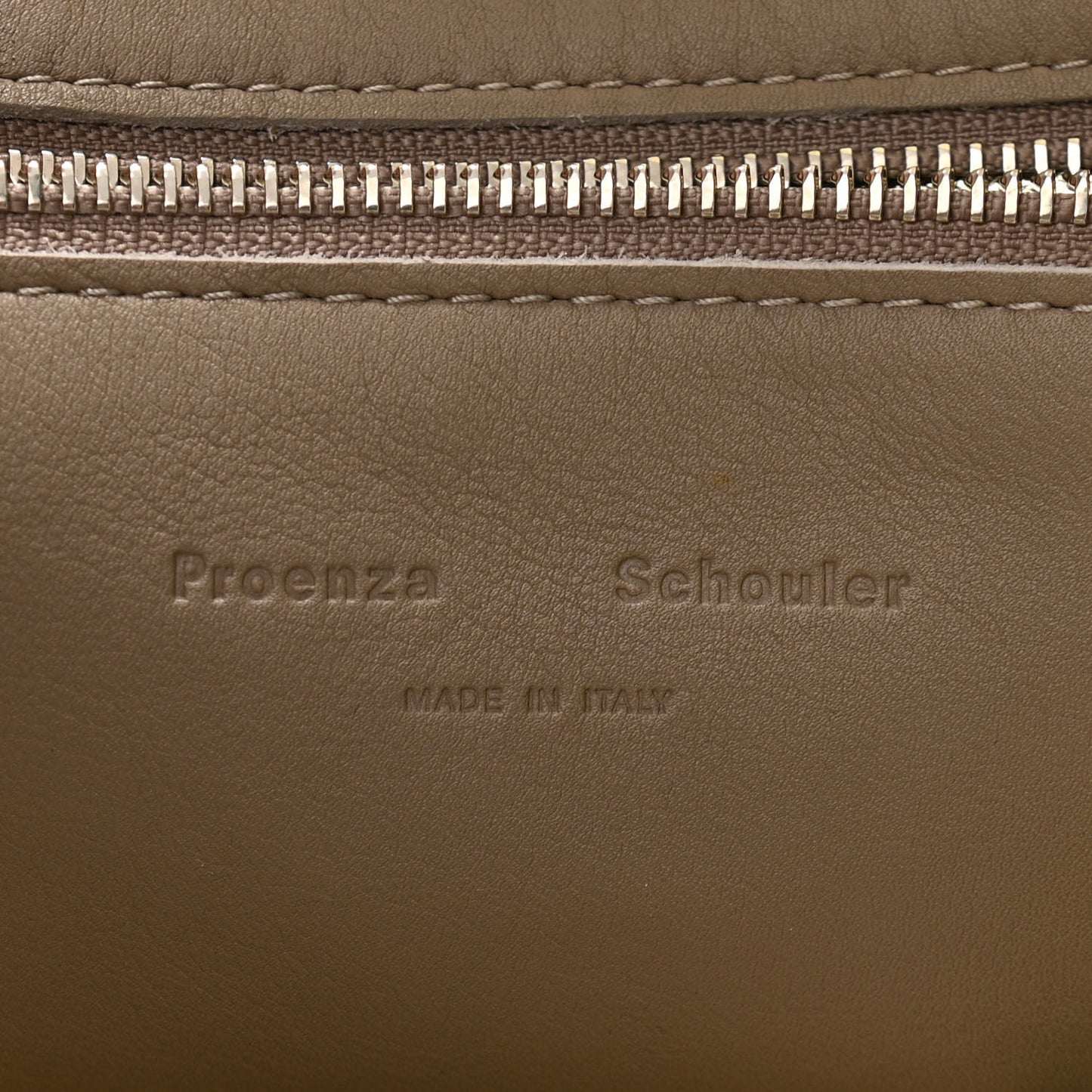 Calfskin L Lux Rope Handle Tote Brown Gold