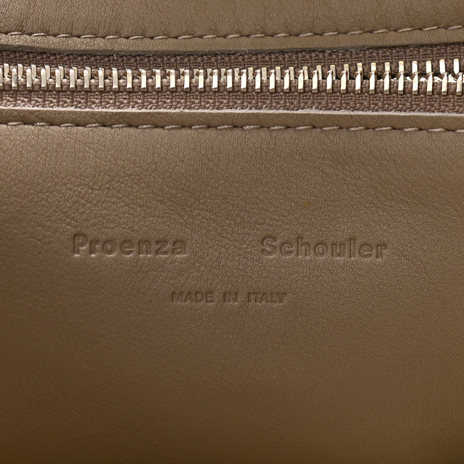 Proenza Schouler Calfskin L Lux Rope Handle Tote Brown Gold 6 of 10