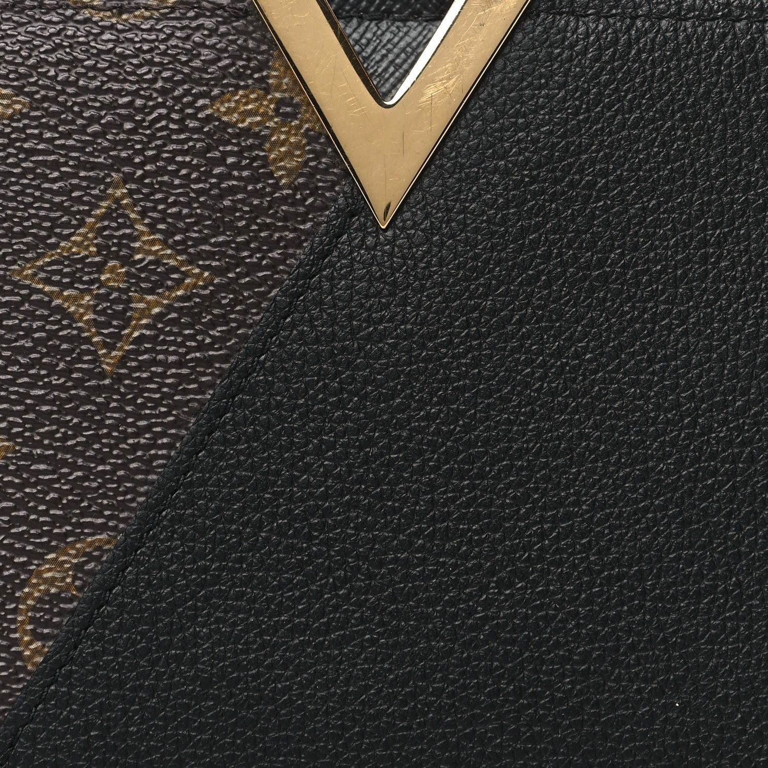 Louis Vuitton Monogram Calfskin Kimono Wallet Black 7 of 7
