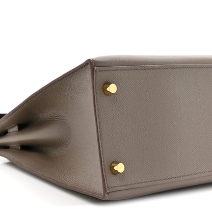 Hermes Epsom Kelly Sellier 28 Etain 19 of 31