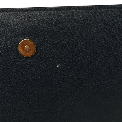 Saint Laurent Calfskin Monogram Large Belle De Jour Clutch Black 10 of 11