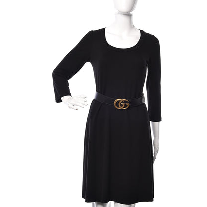 Gucci Calfskin Double G 40mm Belt 70 28 Black 2 of 6
