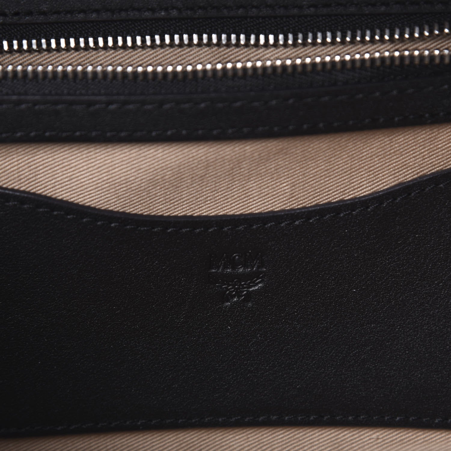 MCM Calfskin Ottomar Monogram Small Berlin Crossbody Black 8 of 9