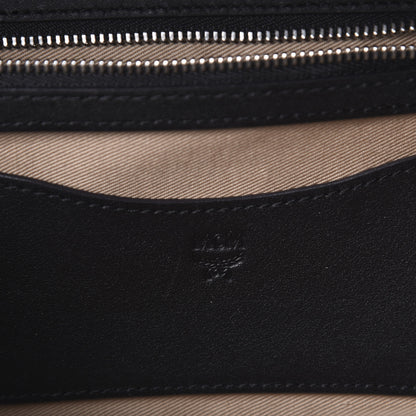 MCM Calfskin Ottomar Monogram Small Berlin Crossbody Black 8 of 9