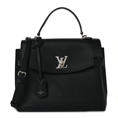 Louis Vuitton Soft Calfskin Lockme Ever MM Black 1 of 10