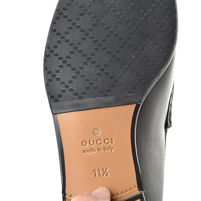 Gucci Calfskin Mens 1953 Horsebit Loafers 11.5 Black 9 of 10