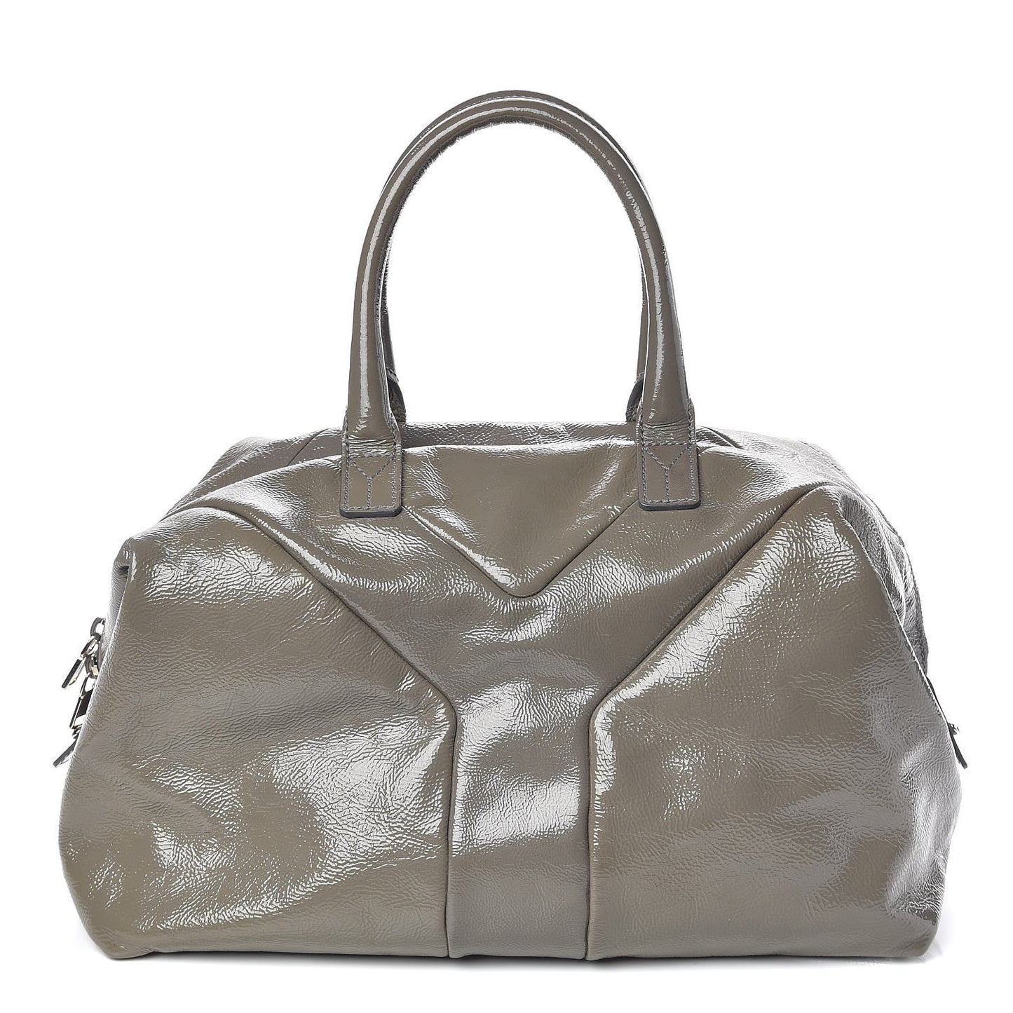 Patent Calfskin Easy Sac Green
