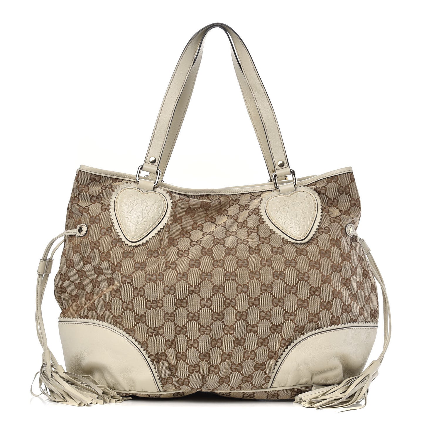 Monogram Large Tribeca Tote Off White