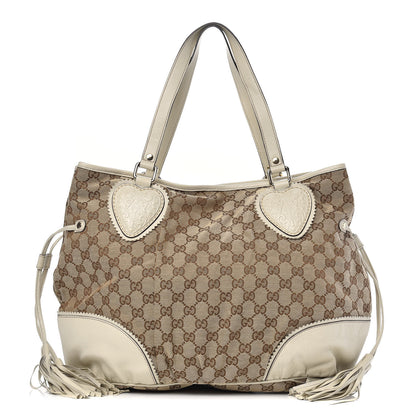 Gucci Monogram Large Tribeca Tote Off White 1 of 13