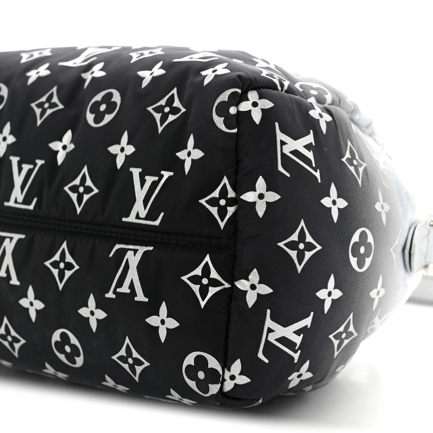 Nylon Monogram Gradient LV Snow Speedy Bandouliere 25 Frost