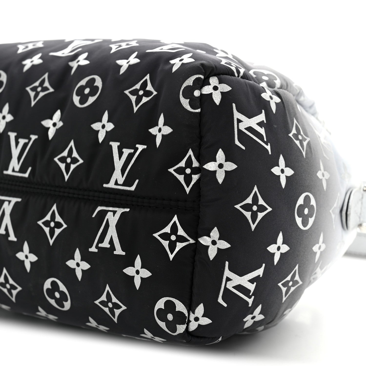 Louis Vuitton Nylon Monogram Gradient LV Snow Speedy Bandouliere 25 Frost 9 of 9