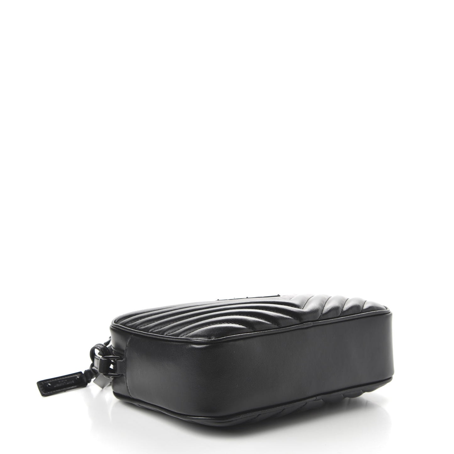 Calfskin Matelasse Monogram Lou Camera Bag Black