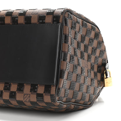 Louis Vuitton Damier Paillettes Speedy 30 Black 9 of 9