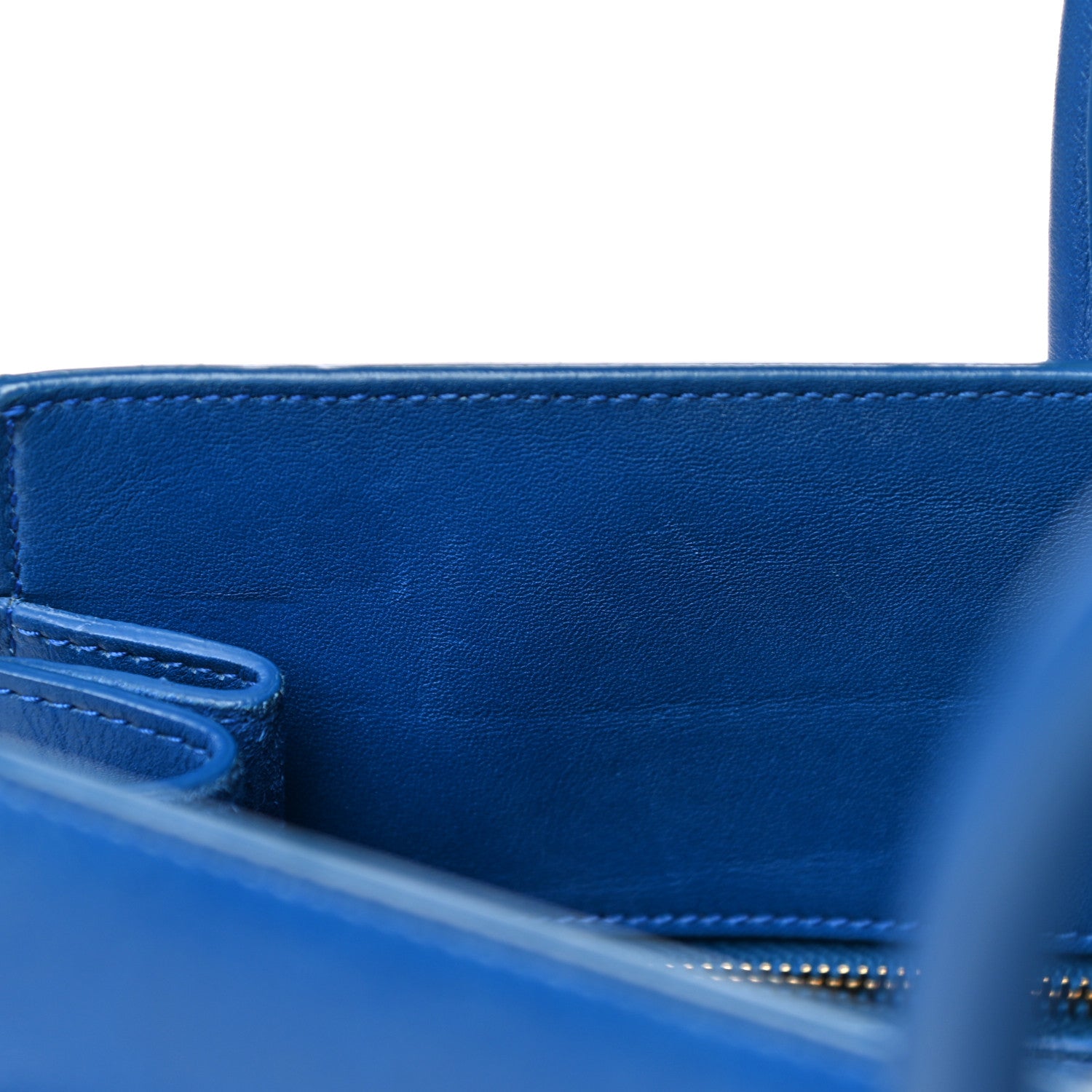 Saint Laurent Calfskin Small Sac De Jour Blue Majorelle 12 of 25