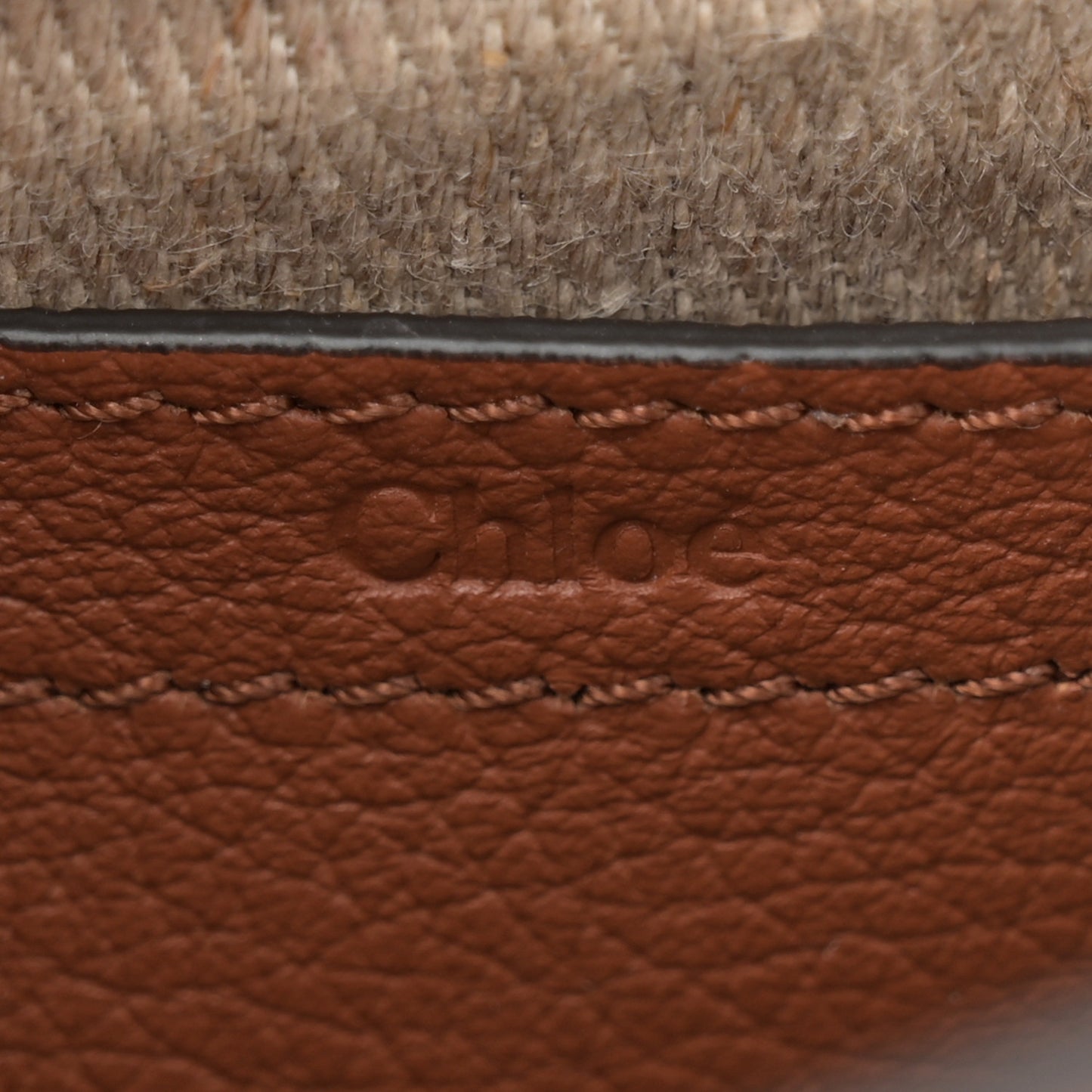 Grained Calfskin Small Marcie Saddle Bag Tan