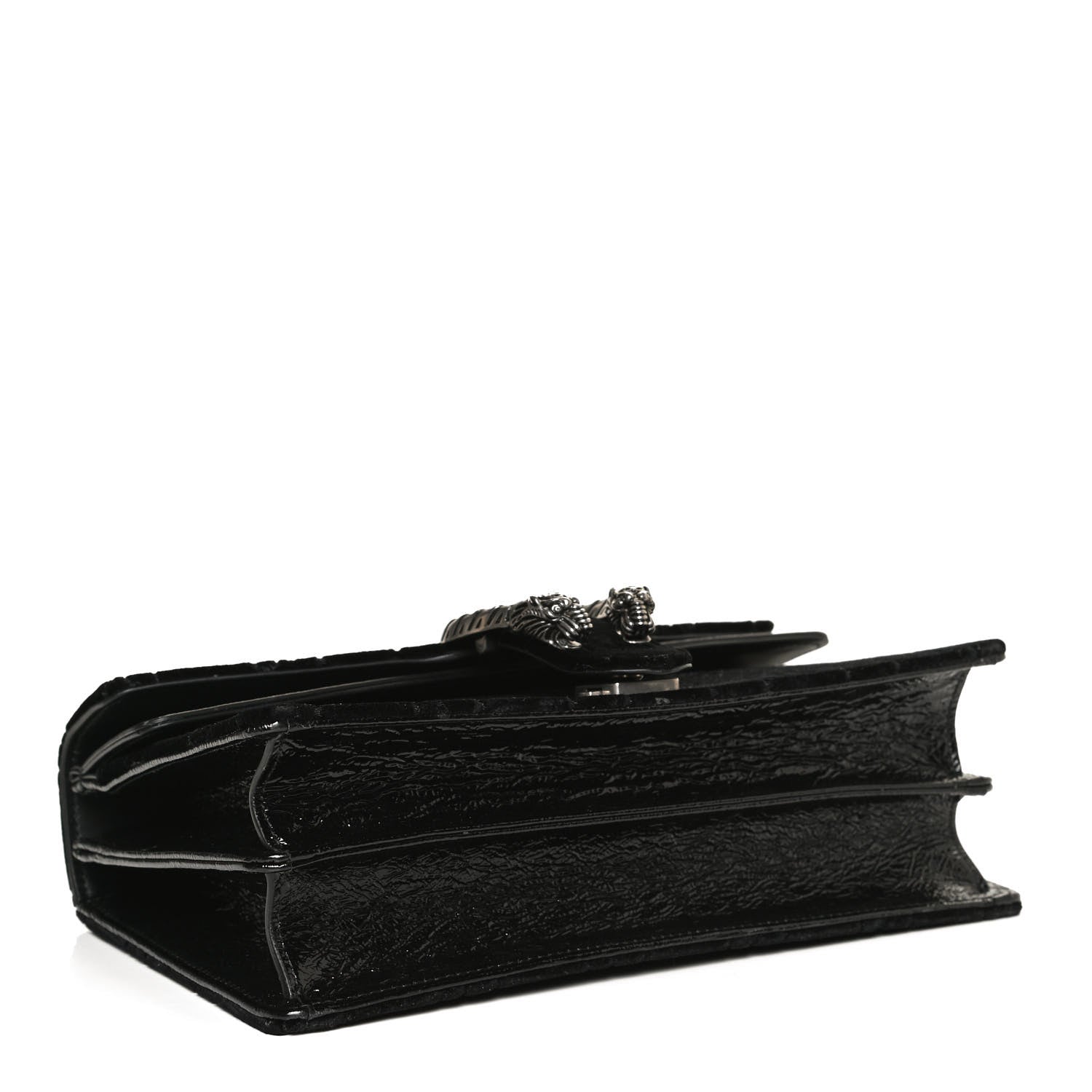 Gucci Velvet GG Monogram Small Dionysus Shoulder Bag Black 4 of 11