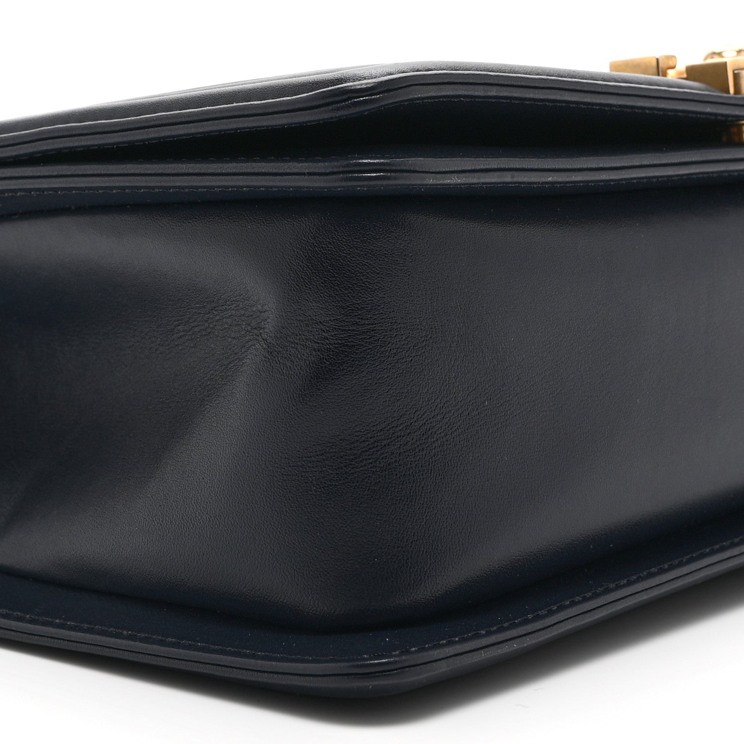 Chanel Lambskin Quilted Medium Boy Flap Dark Navy Navy 17 of 19