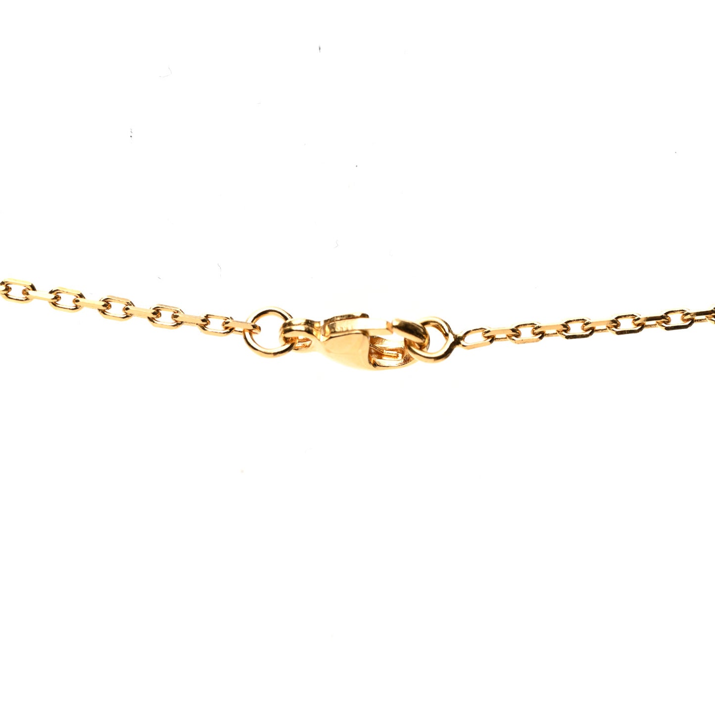 Lacquered Rose Gold Mini Pop H Pendant Necklace Rose Dragee