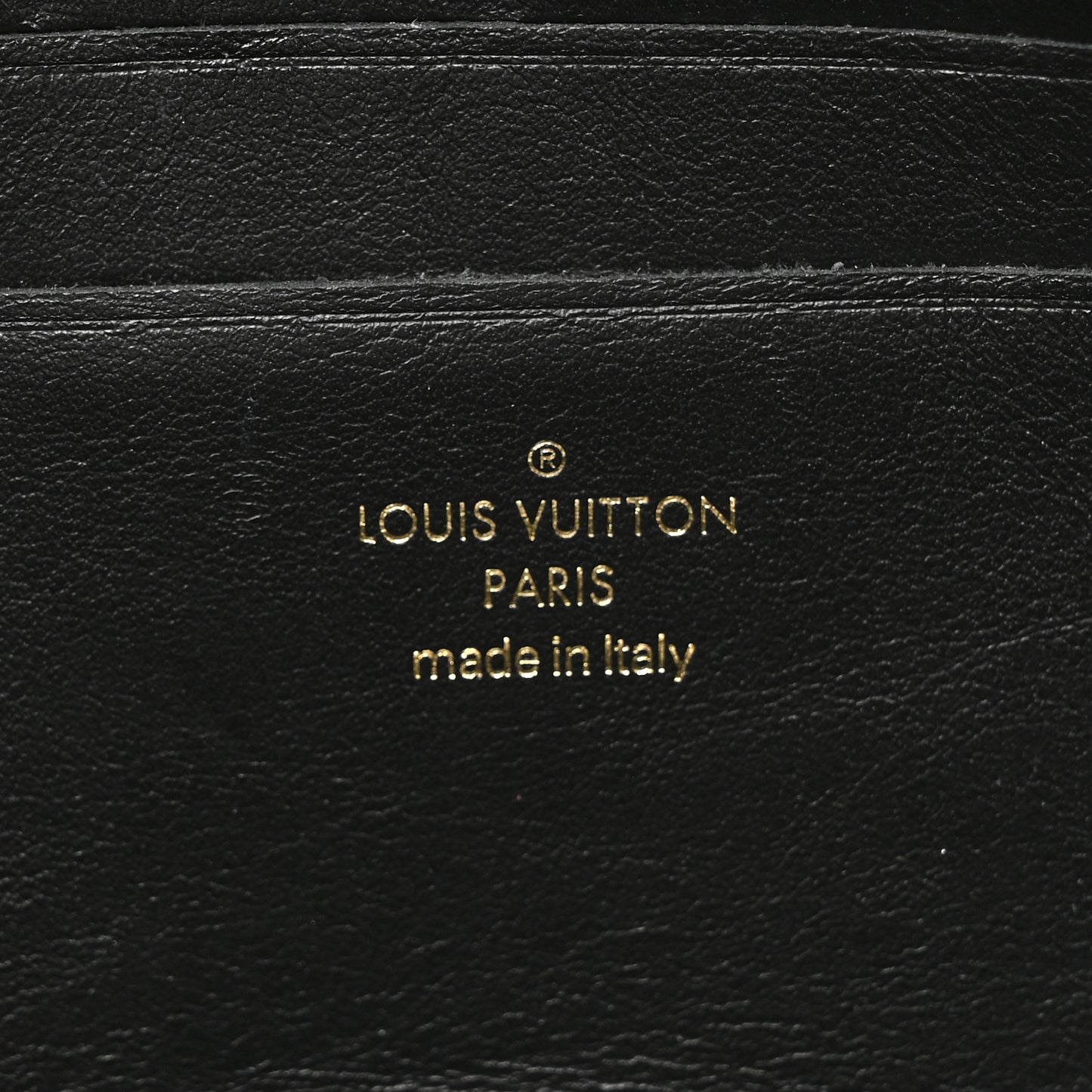 Calfskin Bubblegram Wallet On Strap Black